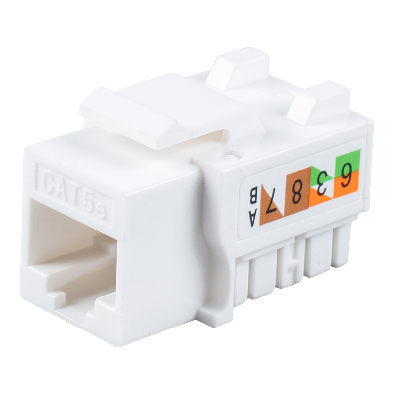 Jack modular Cat5e neecranat la 90° SM-2016H8C5E