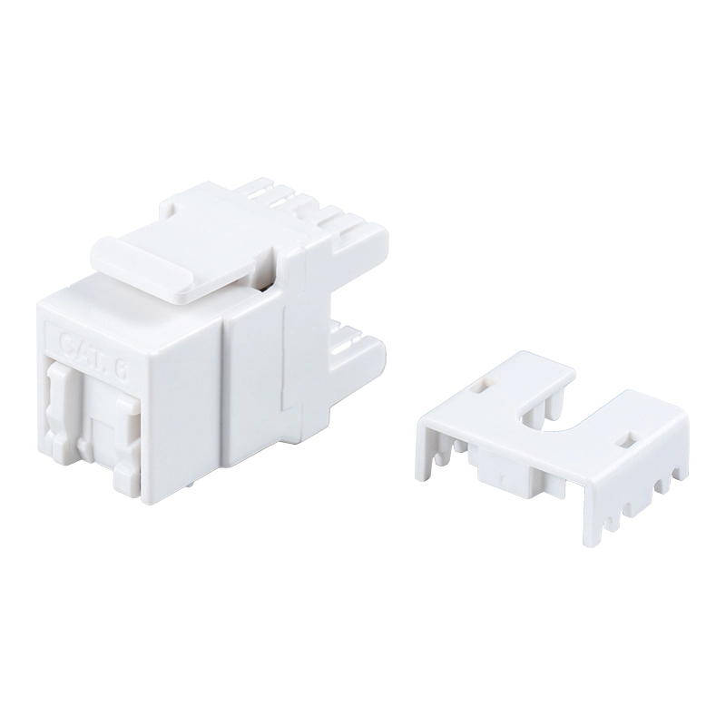 Jack modular de 180° neecranat Cat6 (cu obturator) SM-2064CD8C6