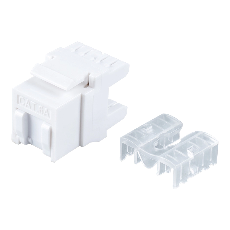 Mufă modulară Cat6 neecranată de 180° (tip mini cu obturator) SM-2089CD8C6-1