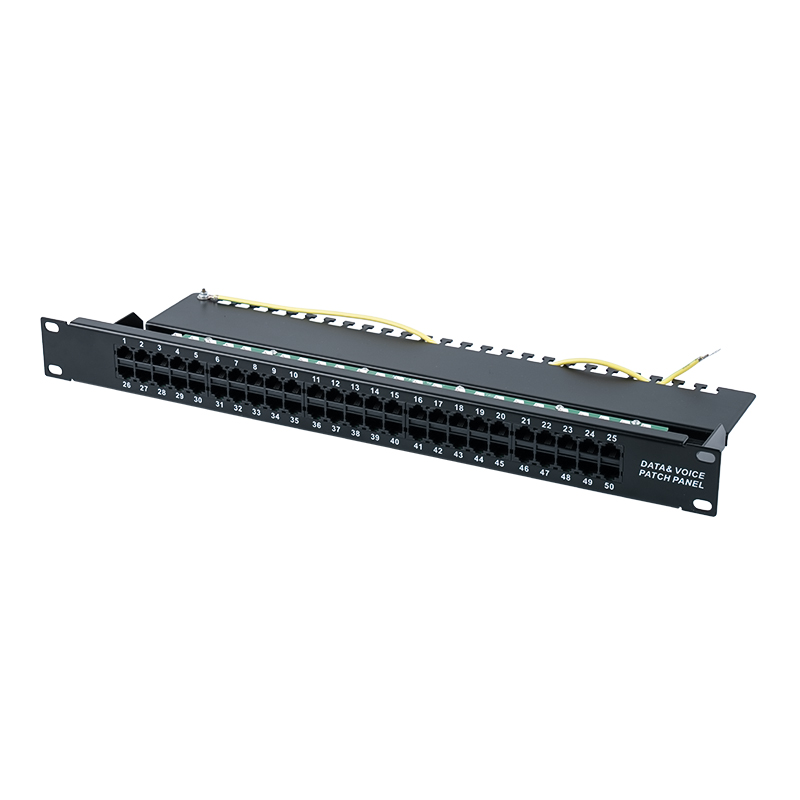 Categoria 3 19 inchi 1U 8P 8C 50 porturi panou de corelare voce (KRONE IDC) SP-3208K50-C3