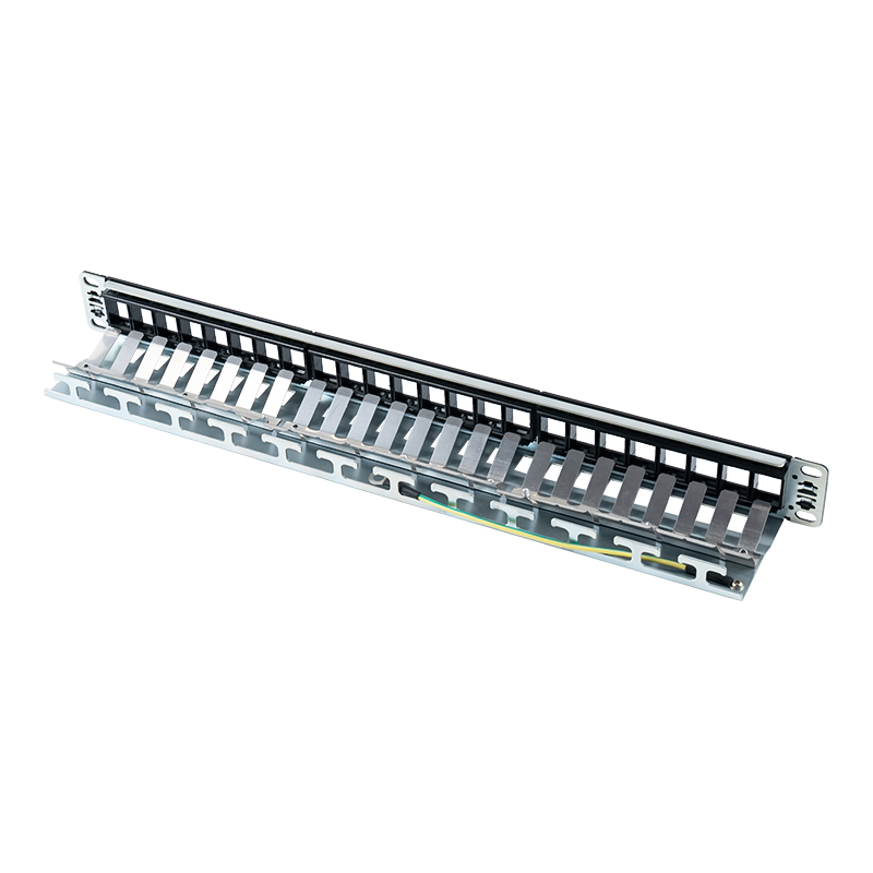Rack gol ecranat de 19 inchi 1U cu 24 porturi (cu card digital) SP-3245S-24P Rack gol ecranat de 19 inchi 1U cu 24 porturi (cu card digital) SP-3245S-24P