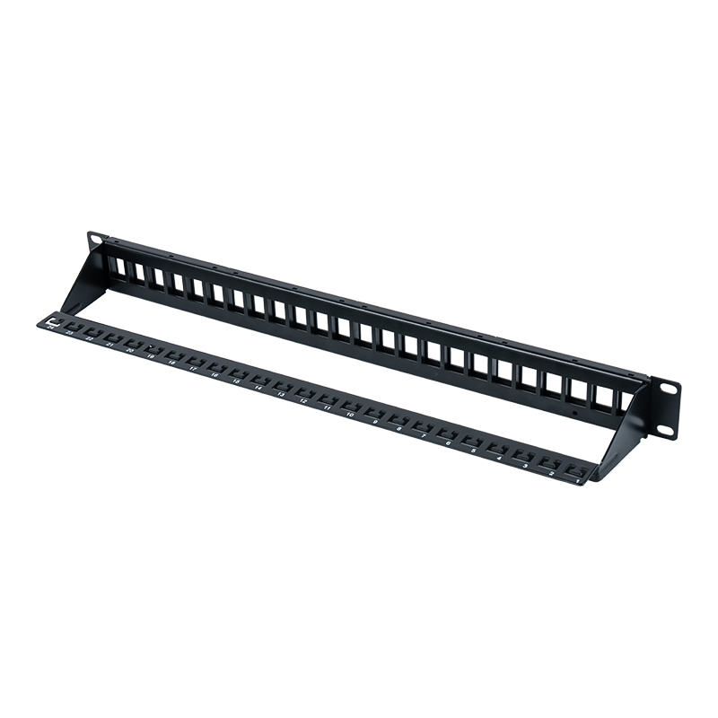 Panou de patch-uri ecranat de 19 inchi, 1U, 24 porturi (cu modul C6) SP-3260-24P Panou de patch-uri ecranat de 19 inchi, 1U, 24 porturi (cu modul C6) SP-3260-24P