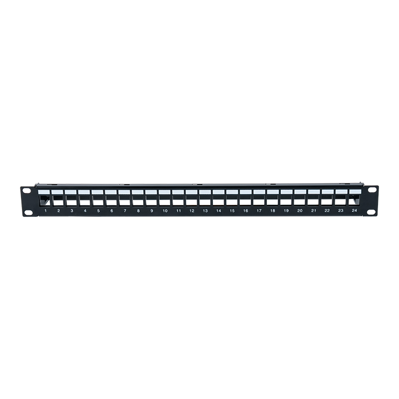 Cadru de distribuție a aerului ecranat, 1U, 19 inchi, 24 porturi, SP-3311S-24P Cadru de distribuție a aerului ecranat, 1U, 19 inchi, 24 porturi, SP-3311S-24P