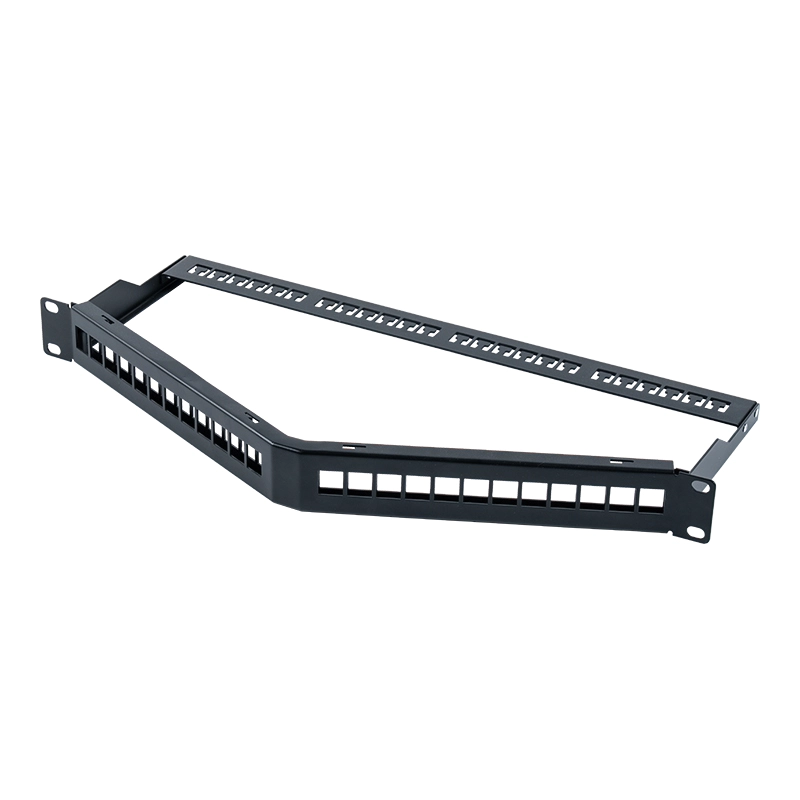 Rack gol ecranat de 19 inchi 1U cu 24 porturi (pliabil) SP-3312S-24P