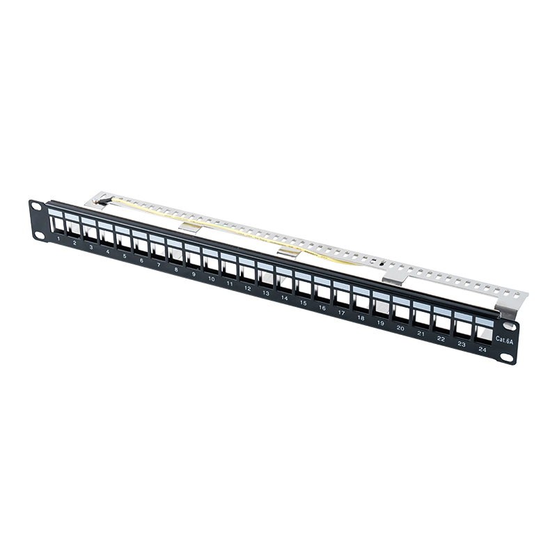 Rack gol ecranat 1U cu 24 de porturi de 19 inchiSP-3317S-24P