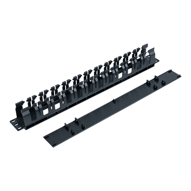 Suport de gestionare a cablurilor din plastic 1U de 119 inchi (12 porturi) SP-3649-1U Suport de gestionare a cablurilor din plastic 1U de 119 inchi (12 porturi) SP-3649-1U