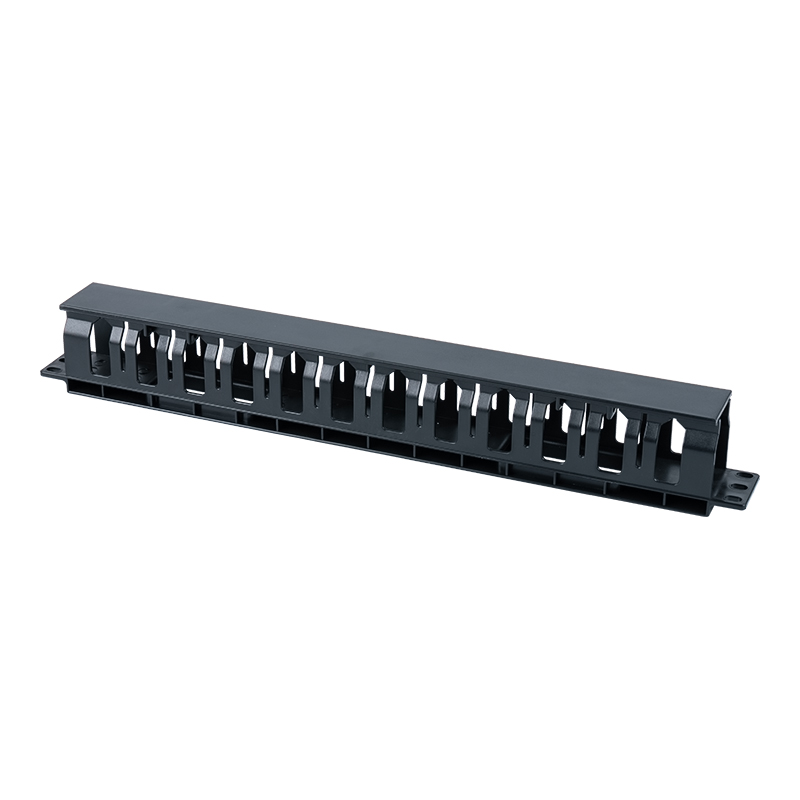 Suport de gestionare a cablurilor din plastic 1U de 119 inchi (12 porturi) SP-3649-1U
