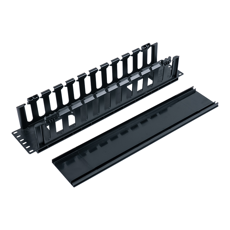 Suport de gestionare a cablurilor din plastic 2U de 19 inchi (12 porturi) SP-3667-2U Suport de gestionare a cablurilor din plastic 2U de 19 inchi (12 porturi) SP-3667-2U