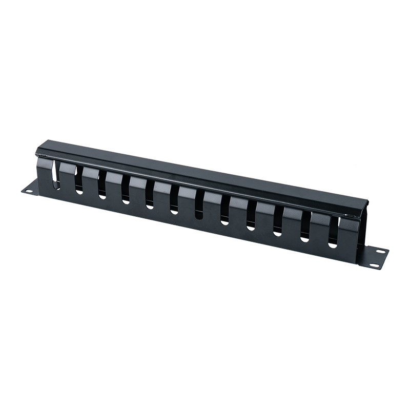 Suport de gestionare a cablurilor metalice 1U de 19 inchi (12 porturi) SP-3670-1U Suport de gestionare a cablurilor metalice 1U de 19 inchi (12 porturi) SP-3670-1U