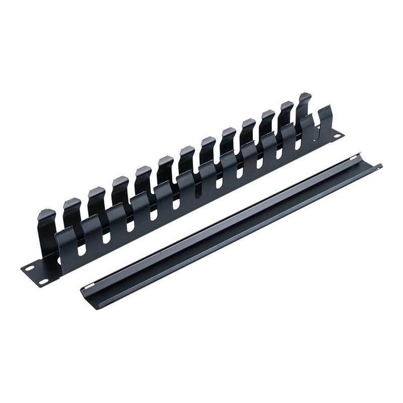 Suport de gestionare a cablurilor metalice 1U de 19 inchi (12 porturi) SP-3670-1U Suport de gestionare a cablurilor metalice 1U de 19 inchi (12 porturi) SP-3670-1U