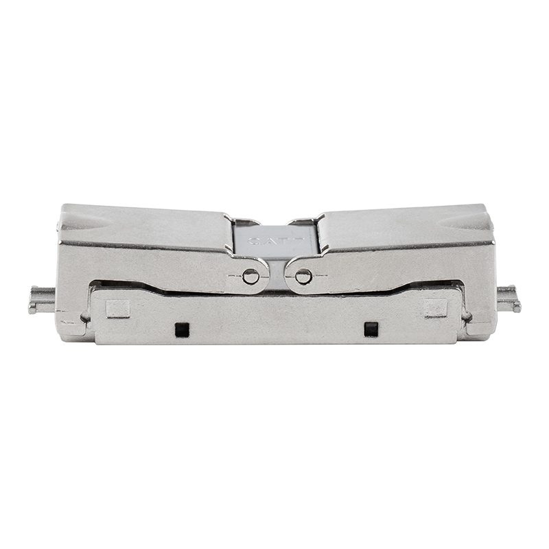 Conector fără scule de tip Push-down ecranat Cat6A (deschidere unică) RJ-604S-1-C6A Conector fără scule de tip Push-down ecranat Cat6A (deschidere unică) RJ-604S-1-C6A