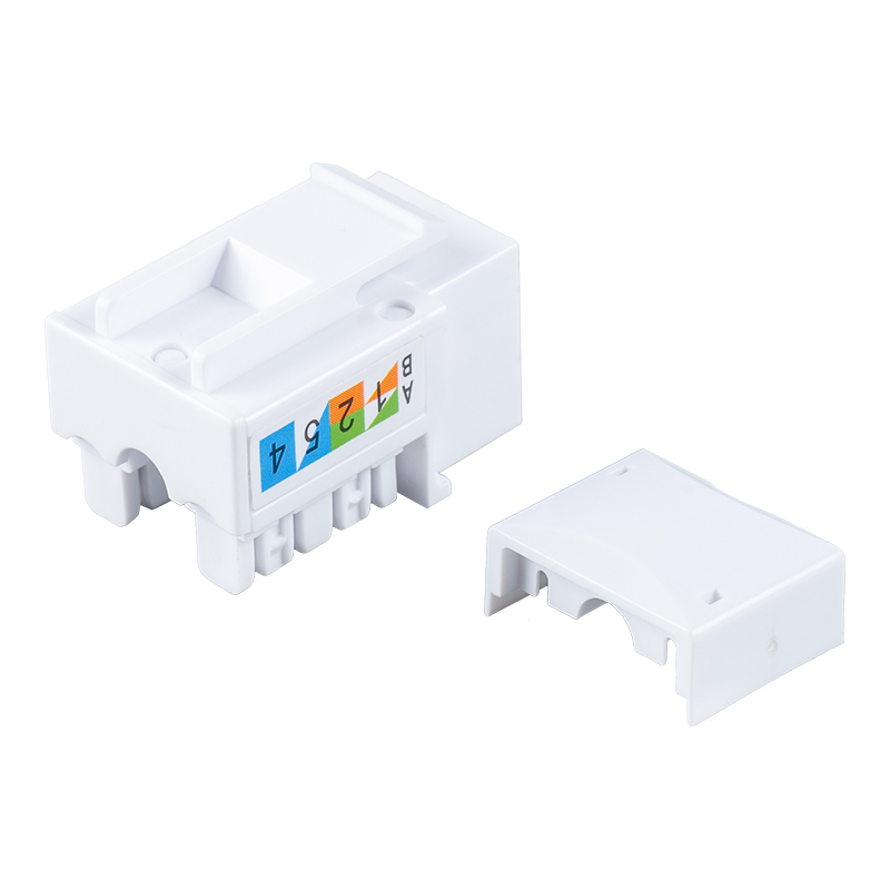 Mufă modulară Cat6 neecranată 90° SM-2054H8C6