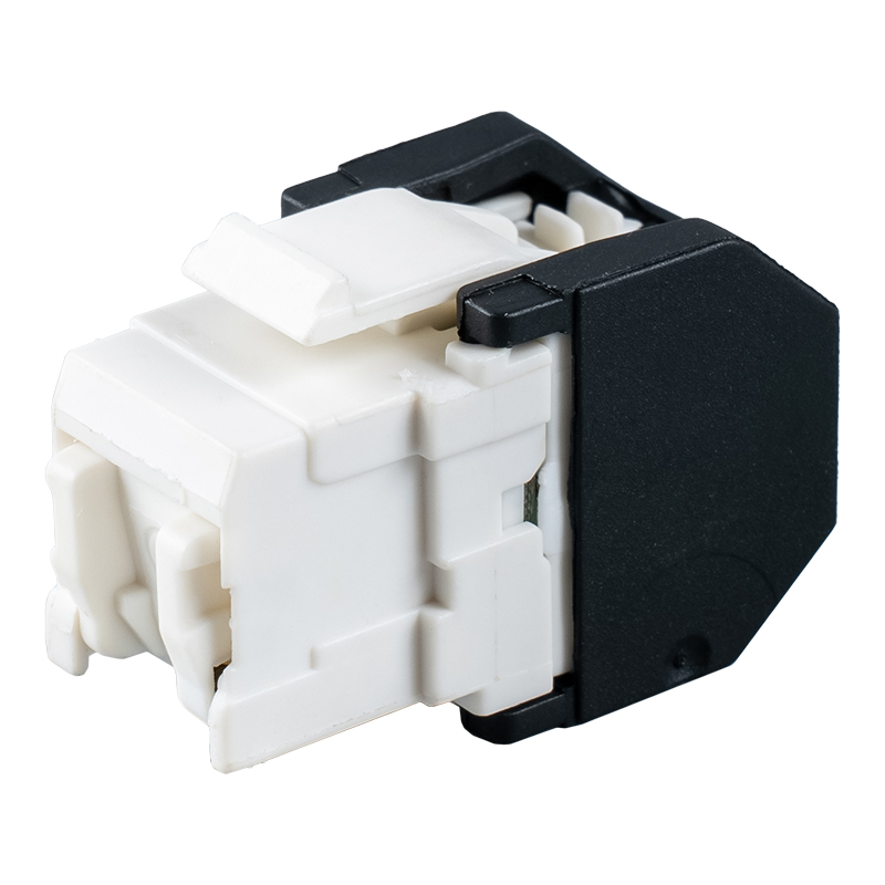 Jack modular fără scule Cat6 neecranat 180° (cu obturator) SM-2399H8C6