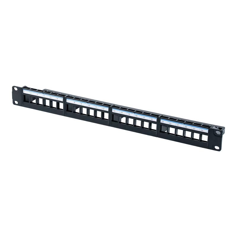 Rack neecranat de 19 inchi, 1U, 24 porturi (carton de plastic albastru) SP-3401-24P