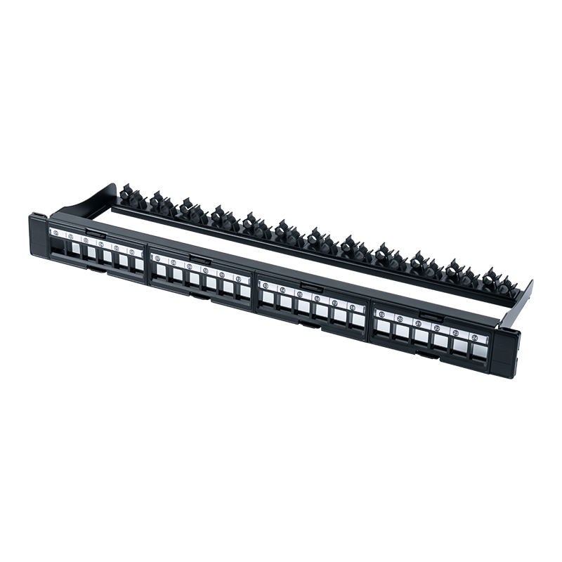 Montare în rack neecranată de 19 inchi 1U cu 24 porturi (fereastra detașabilă) SP-3404-24P Montare în rack neecranată de 19 inchi 1U cu 24 porturi (fereastra detașabilă) SP-3404-24P
