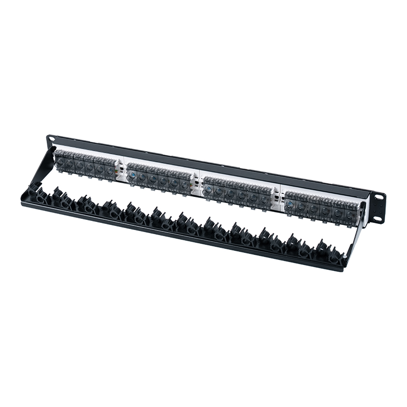 Rack neecranat de 19 inchi, 1U, 24 de porturi (fereastră de plastic rabatabilă) SP-3405-24P Rack neecranat de 19 inchi, 1U, 24 de porturi (fereastră de plastic rabatabilă) SP-3405-24P