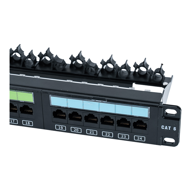 Rack neecranat de 19 inchi, 1U, 24 de porturi (fereastră de plastic rabatabilă) SP-3405-24P Rack neecranat de 19 inchi, 1U, 24 de porturi (fereastră de plastic rabatabilă) SP-3405-24P