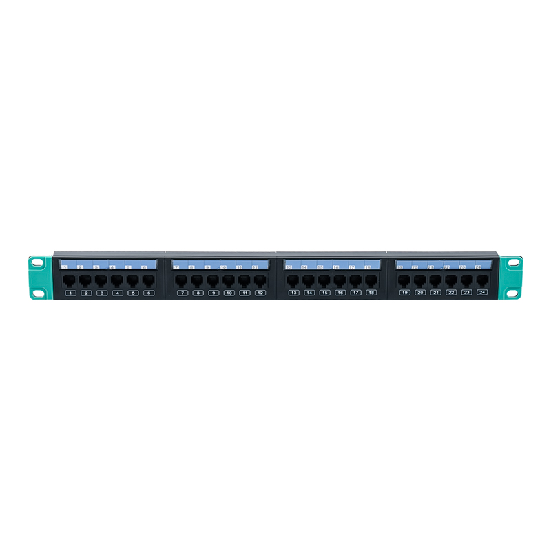 Rack neecranat de 19 inchi, 1U, 24 porturi (cu carton de plastic înlocuibil) SP-3406-24P Rack neecranat de 19 inchi, 1U, 24 porturi (cu carton de plastic înlocuibil) SP-3406-24P