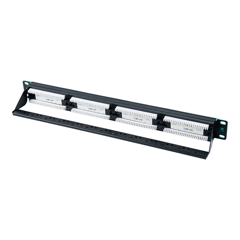 Rack neecranat de 19 inchi, 1U, 24 porturi (cu carton de plastic înlocuibil) SP-3406-24P Rack neecranat de 19 inchi, 1U, 24 porturi (cu carton de plastic înlocuibil) SP-3406-24P