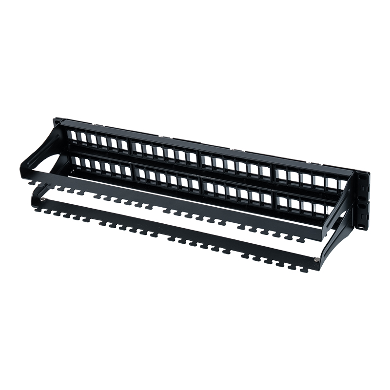 Rack neecranat de 19 inchi 1U cu 48 de porturi (fereastra detașabilă) SP-3408-48P Rack neecranat de 19 inchi 1U cu 48 de porturi (fereastra detașabilă) SP-3408-48P