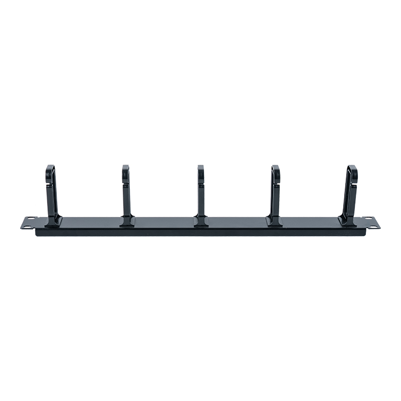 Panou de gestionare a cablurilor din plastic 1U de 19 inchi (cu 5 inele de plastic) SP-3801-1U Panou de gestionare a cablurilor din plastic 1U de 19 inchi (cu 5 inele de plastic) SP-3801-1U